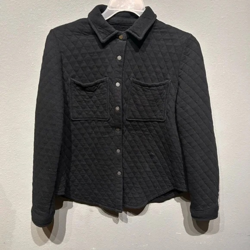 Love Tree Dark Quilted Teddy Jacket